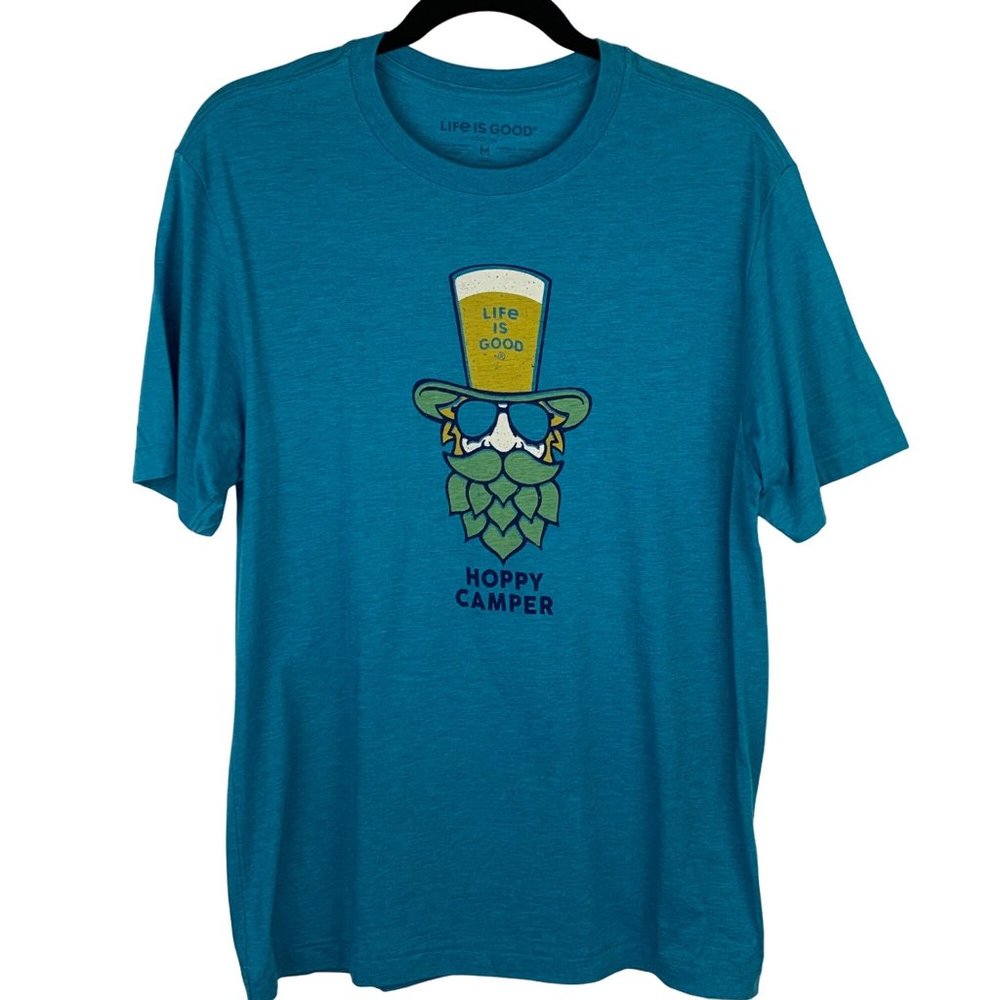 Life Is Good Mens Hoppy Camper T Shirt Size M